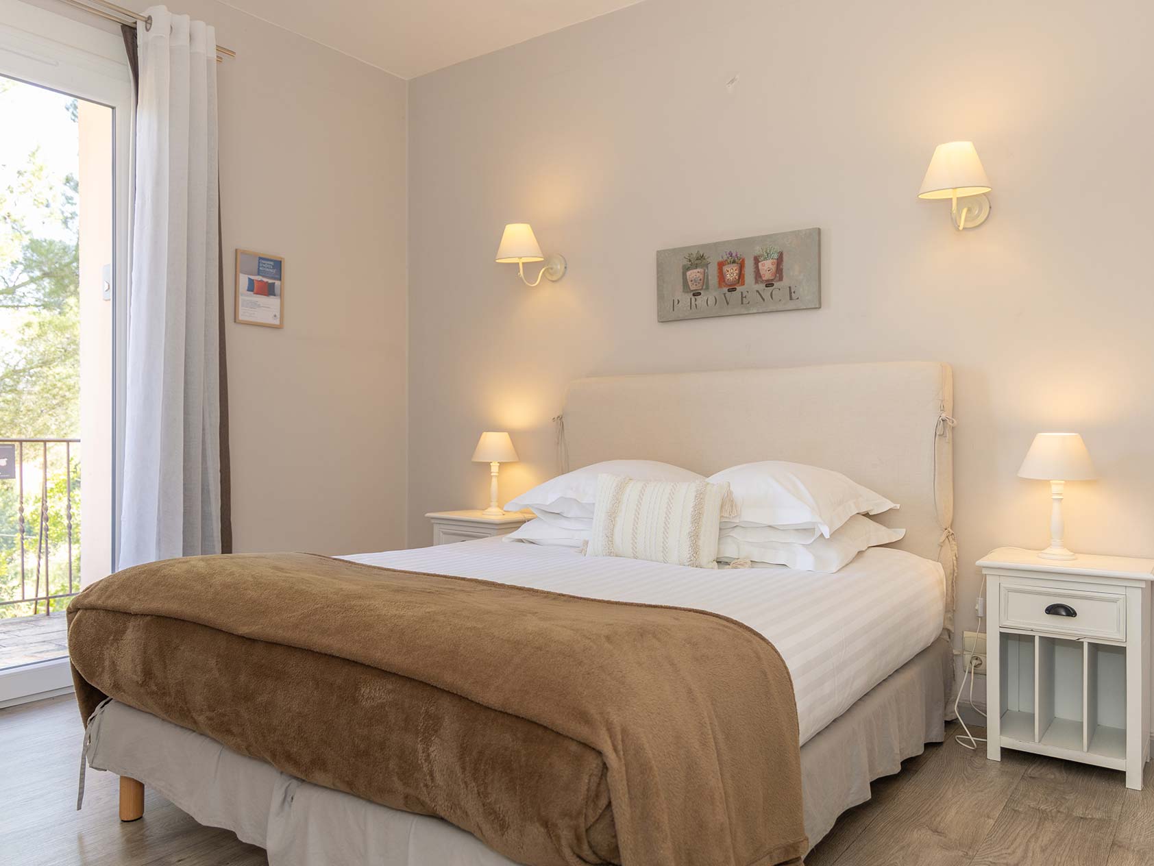 Chambre Grenache du Château Maravenne