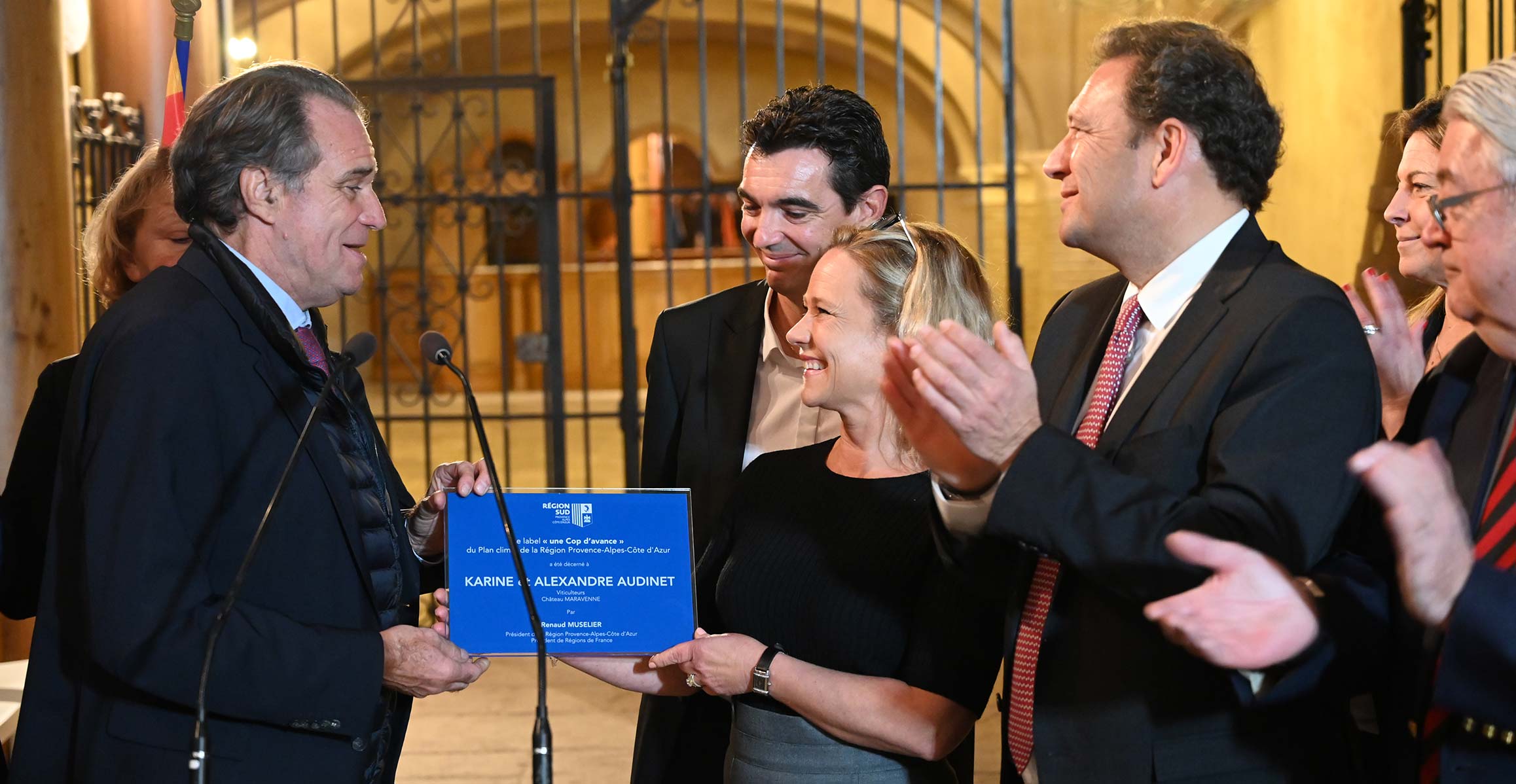 Médaille d’Honneur de la Région Sud – Provence‑Alpes‑Côte d’Azur pour le Château Maravenne