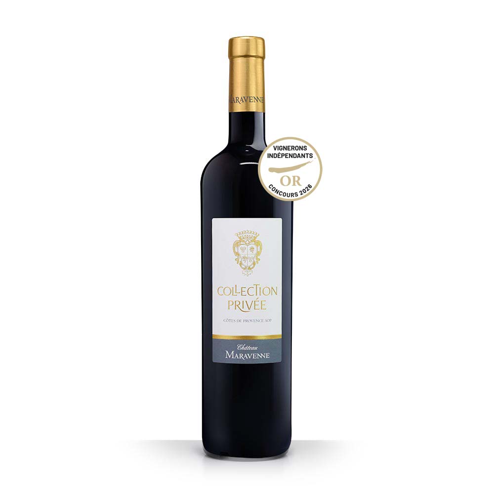Cuvée Collection privée rouge 75 cl Château Maravenne Médaille d'or des vignerons indépendants 2026