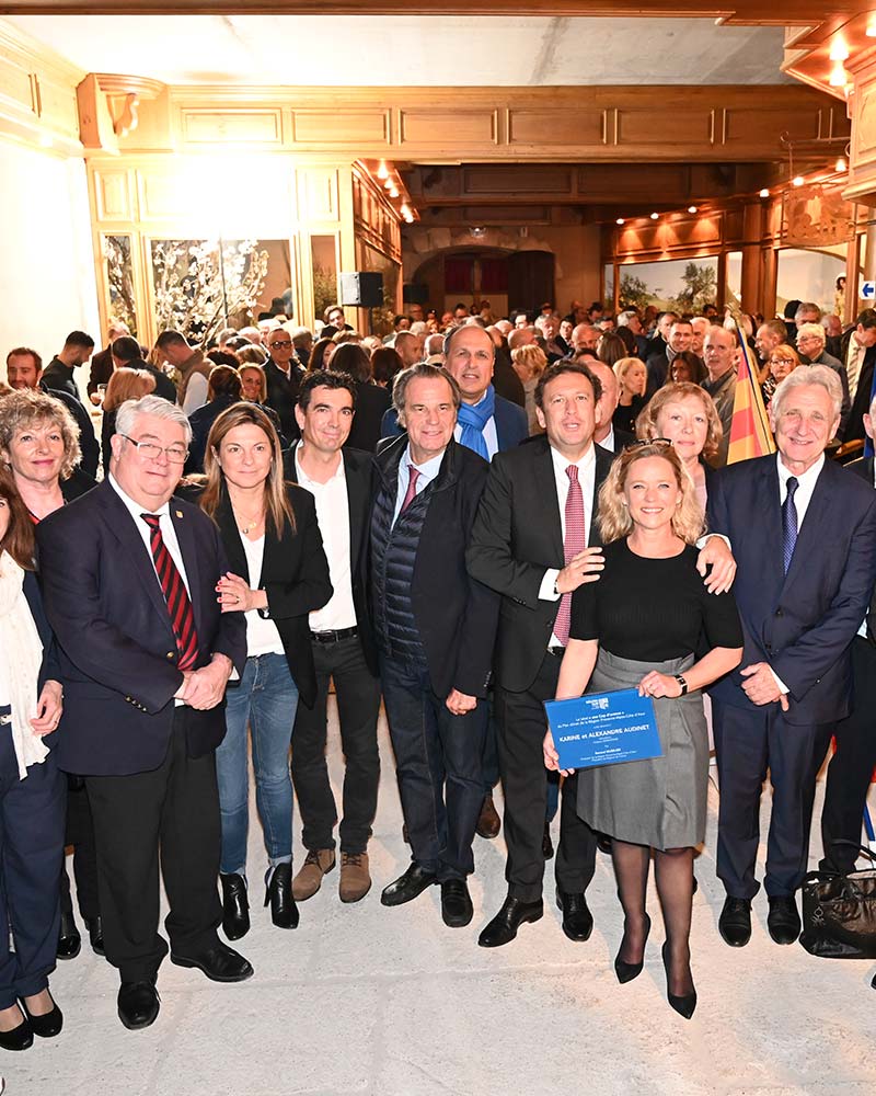 Château Maravenne a reçu la Médaille d’Honneur de la Région Provence-Alpes-Côte d’Azur dans le cadre du label "Une Cop d’Avance" du plan climat régional